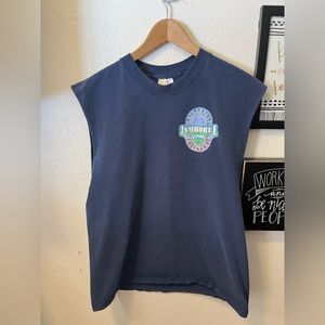 Large sleeveless Motorcycle T-shirt